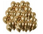 Balony lateksowe glossy złote 28cm 10szt