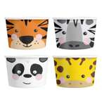 Kubeczki do lodów Safari 150ml 4szt