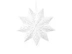 Gwiazda papierowa ażurowa biała 50cm