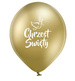 Balony lateksowe na Chrzest złote 30cm 5szt