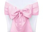 Szarfa na krzesło j.róż 0,15x2,75m Komunia