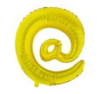 Balon foliowy złoty znak 85cm