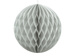 Ozdobne Kula papierowa jasnoszara 10cm