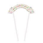 Baner urodzinowy na tort Happy Birthday - kolorowy