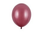 Balony lateksowe metaliczne śliwkowe 30cm 10szt