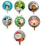 Zestaw balonów foliowych Świątecznych 45cm 7szt