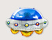 Balon foliowy urodzinowy w kształcie UFO - 55x62cm