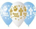 Balony na Chrzest chłopca13cali 5szt