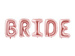 Balony duży napis Bride różowe złoto 280x86cm