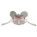 Opaska urodzinowa na roczek srebrna Myszka