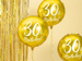 Balon foliowy złoty 30 urodziny 18cali 45cm