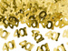 Konfetti metalizowane złote liczba 40 Urodziny 15g