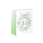 Torebka papierowa Komunia Święta z napisem IHS 15x20cm