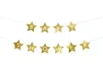Baner papierowy Baby Shower złoty 2,9m