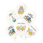 Balony lateksowe Babeczki urodzinowe 6szt