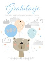 Kartka Gratulacje dla dumnych rodziców 12x17cm