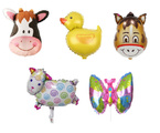 Zestaw balonów foliowych Farma 5szt