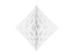 Diament bibułowy białym 30 cm