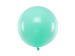 Balon lateksowy pudrowy miętowy 60 cm okrągły