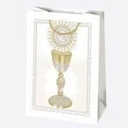 Torba ozdobna I Komunia Kielich 29x40x12cm 1szt