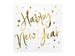 Serwetki Happy New Year białe 33x33cm 20szt