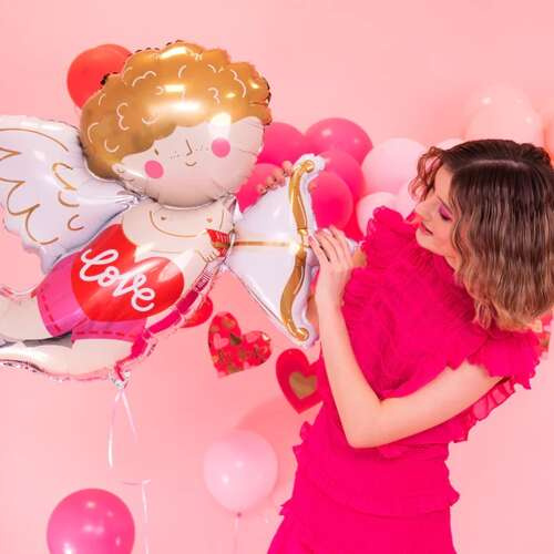 Balon foliowy Amorek 91x81,5cm Walentynki