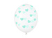 Balony krystaliczny serduszka miętowe 30cm 1szt