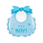 Balon foliowy śliniak błękitny Babyshower