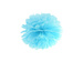 Błękitny papierowy pompon 20 cm