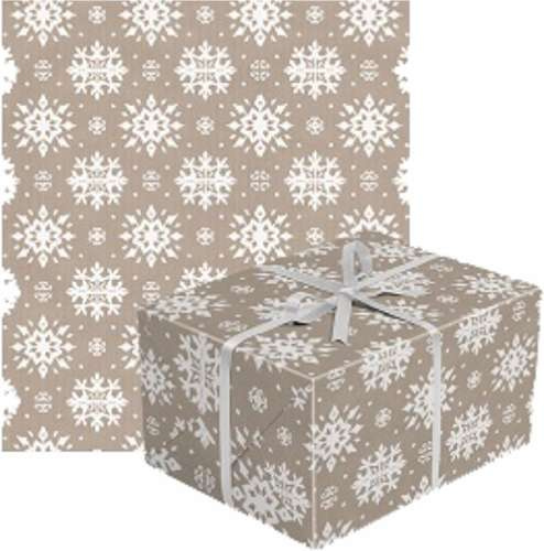 Papier kraft Boże Narodzenie śnieżynka 200x70cm