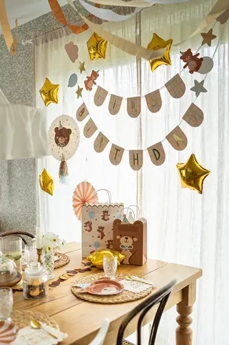 Torebka papierowa na prezenty Misie 26x32.5x13 cm