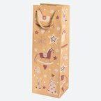 Torba prezenty świąteczne papier kraft 13x38x11cm