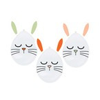 Balony lateksowe Zajączki 3szt