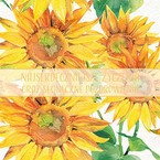 Laurka słoneczniki Najserdeczniejsze Życzenia 15x15cm