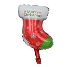 Balon foliowy świąteczny Skarpeta 33x24cm