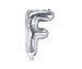 Balon foliowy srebrny litera F 35cm