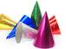 Czapeczki papierowe holograficzne kolorowe 120szt