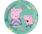 Talerzyki papierowe Świnka Peppa 20cm 8szt