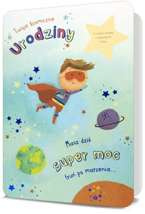 Pamiątka urodzinowa Twoje Kosmiczne urodziny 19x13cm