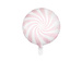 Balon foliowy okrągły Cukierek jasnoróżowy 45cm