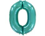 Balon foliowy tiffany cyfra 0 85cm