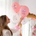 Balony lateksowe Bride to be kwiaty 30cm 6szt