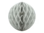 Ozdobna Kula papierowa jasnoszara 40cm