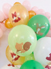 Balony lateksowe Leśne Zwierzęta konfetti 30cm 10szt