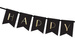 Baner Happy New Year czarny Sylwester 170cm