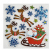 Naklejki holograficzne świąteczne Renifer