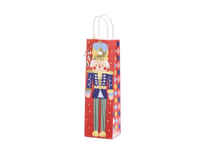 Torebka na prezenty Dziadek do Orzechów 11x36x10cm