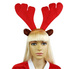 Opaska Rogi Renifera czerwone z uszami