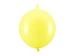 Balony lateksowe żółte z łącznikiem 28cm 20szt