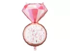Balon foliowy pierścionek z diamentem 41x72cm
